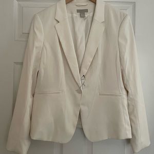 H&M off white womans blazer